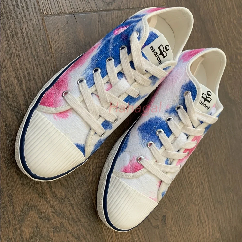 ISABEL MARANT Binkoo Ikat Canvas Sneakers - Picture 6 of 12